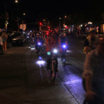The Tuesday Night Bike Ride going down University Boulevard