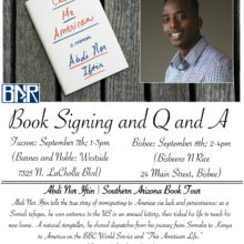 Abdi Nor Iftin in Tucson – Book Signing and Q and A
