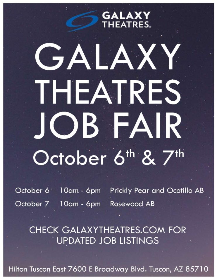 galaxy theatre job fair