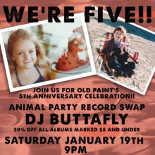 Old Paint’s Records 5th Birthday
