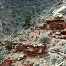 Boucher to Bright Angel Backpack day 1.