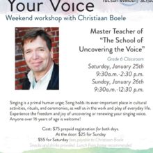 Singing Workshop: Renew Your Voice