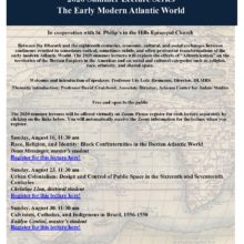 2020 Summer Lecture Series, The Early Modern Atlantic World