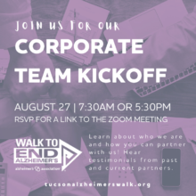 Alzheimer’s Association Corporate Kickoff Morning Session