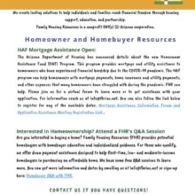 Homeowner Assistance Fund (HAF) Information Forum with FHR