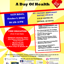 4th Annual Community Day of Health
