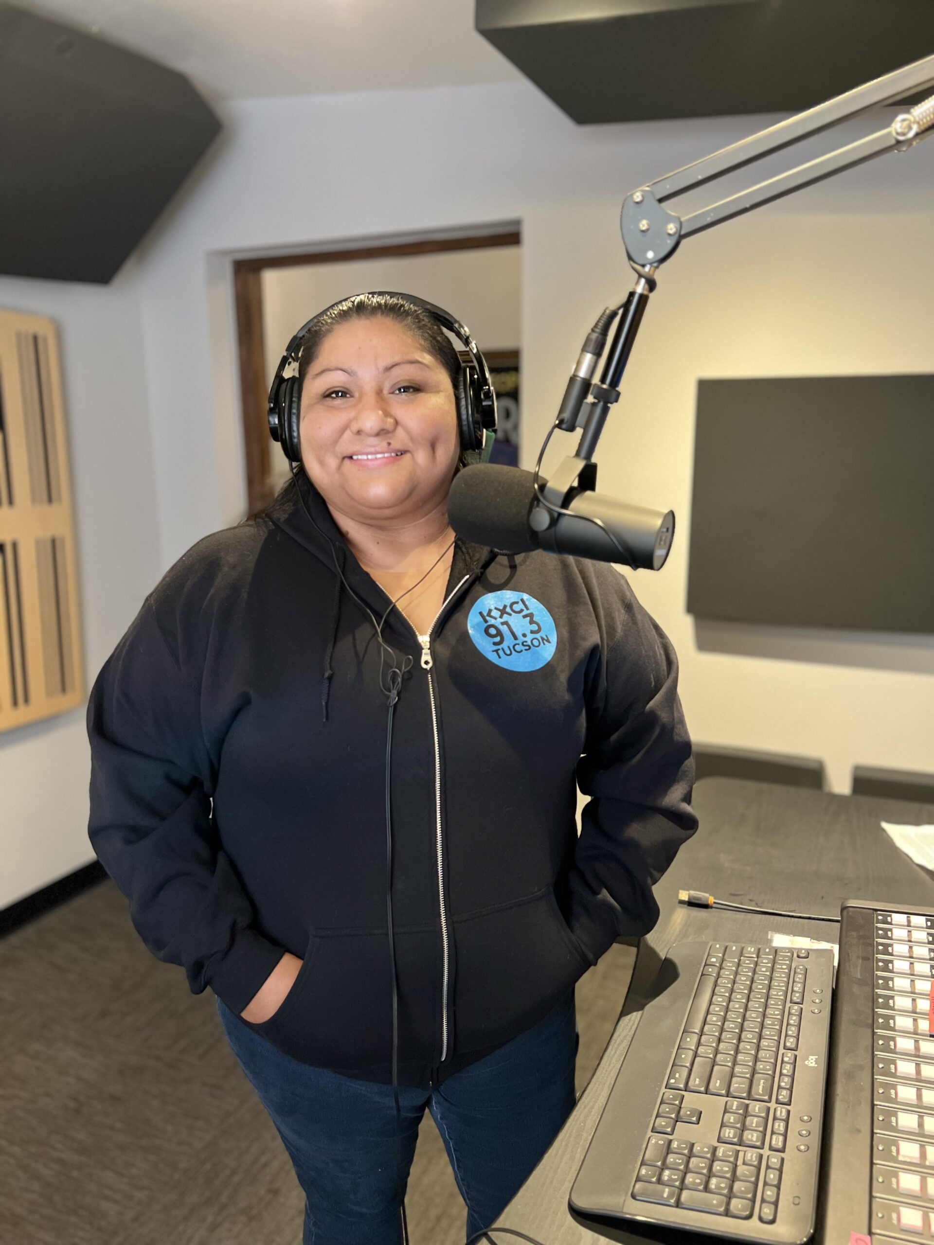 KXCI Black Zippy Hoodie / KXCI