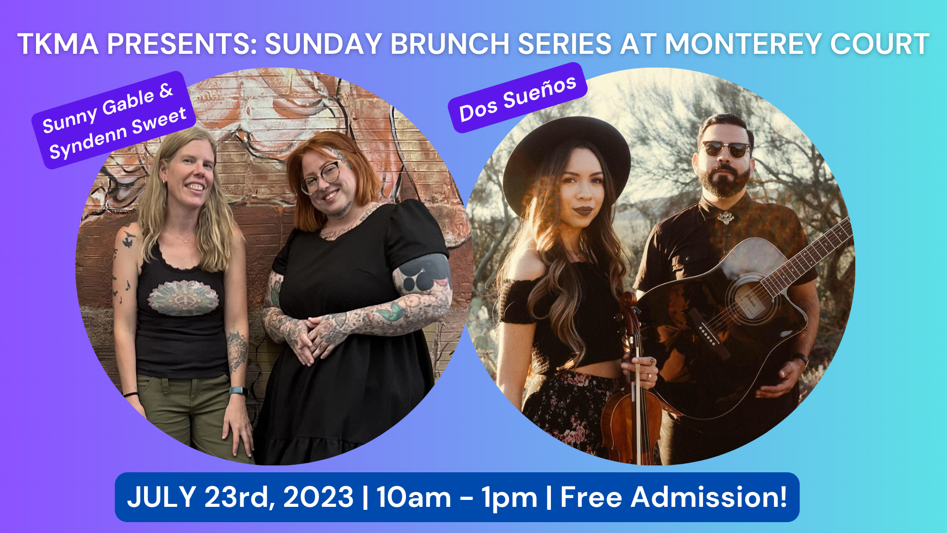 Brunch w/ Sunny Gable & Syndenn Sweet + Dos Sueños / KXCI