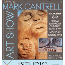 “WOOD STORIES” wood carving art show with Mark Cantrell (Silver City, NM)