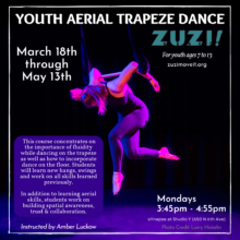 Youth Aerial Trapeze (Ages 7-13): Spring Session