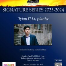 Signature Series: Tyian Yi Li, pianist