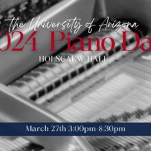 University of Arizona, 2024 Piano Day