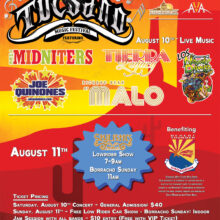 CHICANO TUCSANO MUSIC FESTIVAL featuring Thee Midniters, Tierra Legacy, Richard Bean of Malo, Joe Quinones and Los Nawdy Dawgs