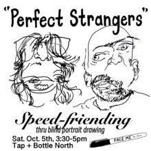 “Perfect Strangers” Blind Portrait Drawing