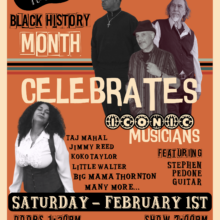 LIVEWIRE BLUES REVUE CELEBRATES BLACK HISTORY MONTH AT THE RHYTHM ROOM