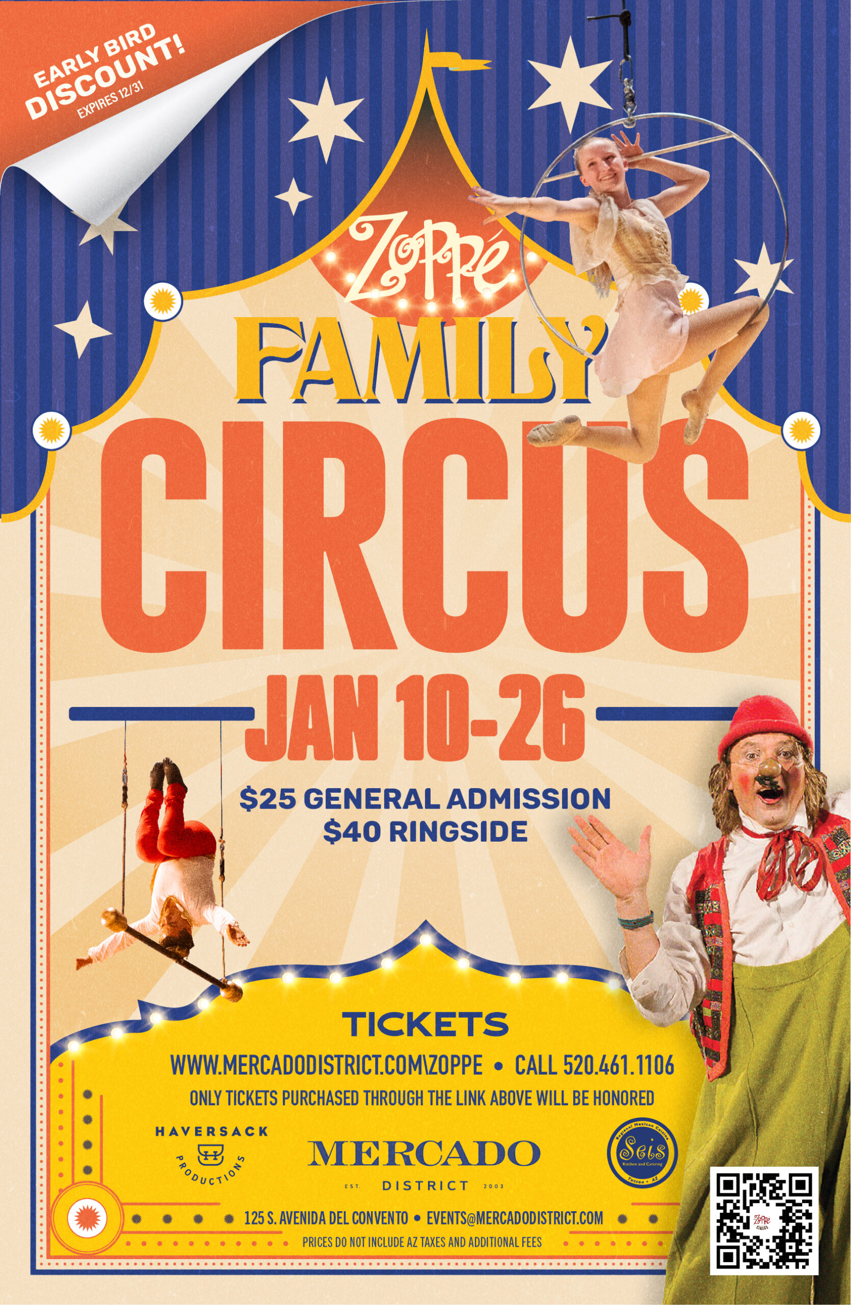 Zoppé Family Circus at Mercado Distrcit Jan. 10-26 / KXCI