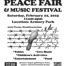 2025 Tucson’s 41st Annual PEACE FAIR and Music Festival