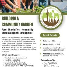 CGT – Building a Community Garden Workshop (Panel & Garden Tour)