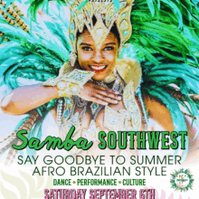 Say Goodbye to Summer Afro Brazilian Style