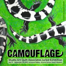 Camouflage Studio Art Quilt Associates Juried Exhibition- Artist Reception