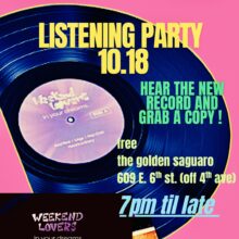 Listening Party 4 Weekend Lovers New Album