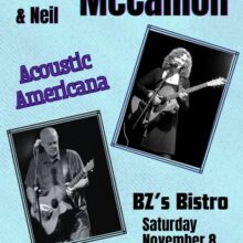 Nancy and Neil McCallion at BZ’s Bistro