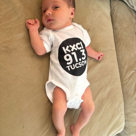 KXCI Baby Onesie White