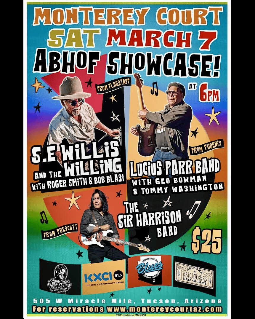 Arizona Blues Hall of Fame Showcase “Northern Meets Southern: Great Blues from Northern and Central Arizona”