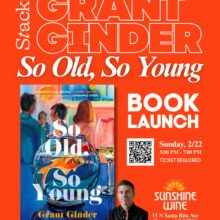 Grant Ginder “So Old, So Young” Book Launch Event @ Sunshine Wine