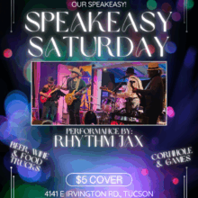 Speakeasy & Music from Rhythm Jax