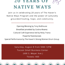 20th Anniversary of Native Ways