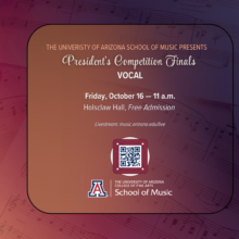 President’s Competition Finals — Vocal Area