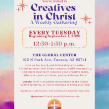 Creatives in Christ: A Weekly Gathering