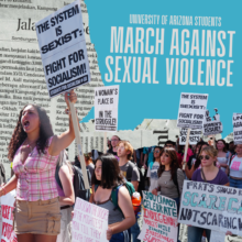 University of Arizona students march against sexual violence