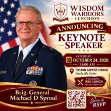 Wisdom Warriors BBQ Luncheon Featuring Brig. Gen. Michael D Sproul